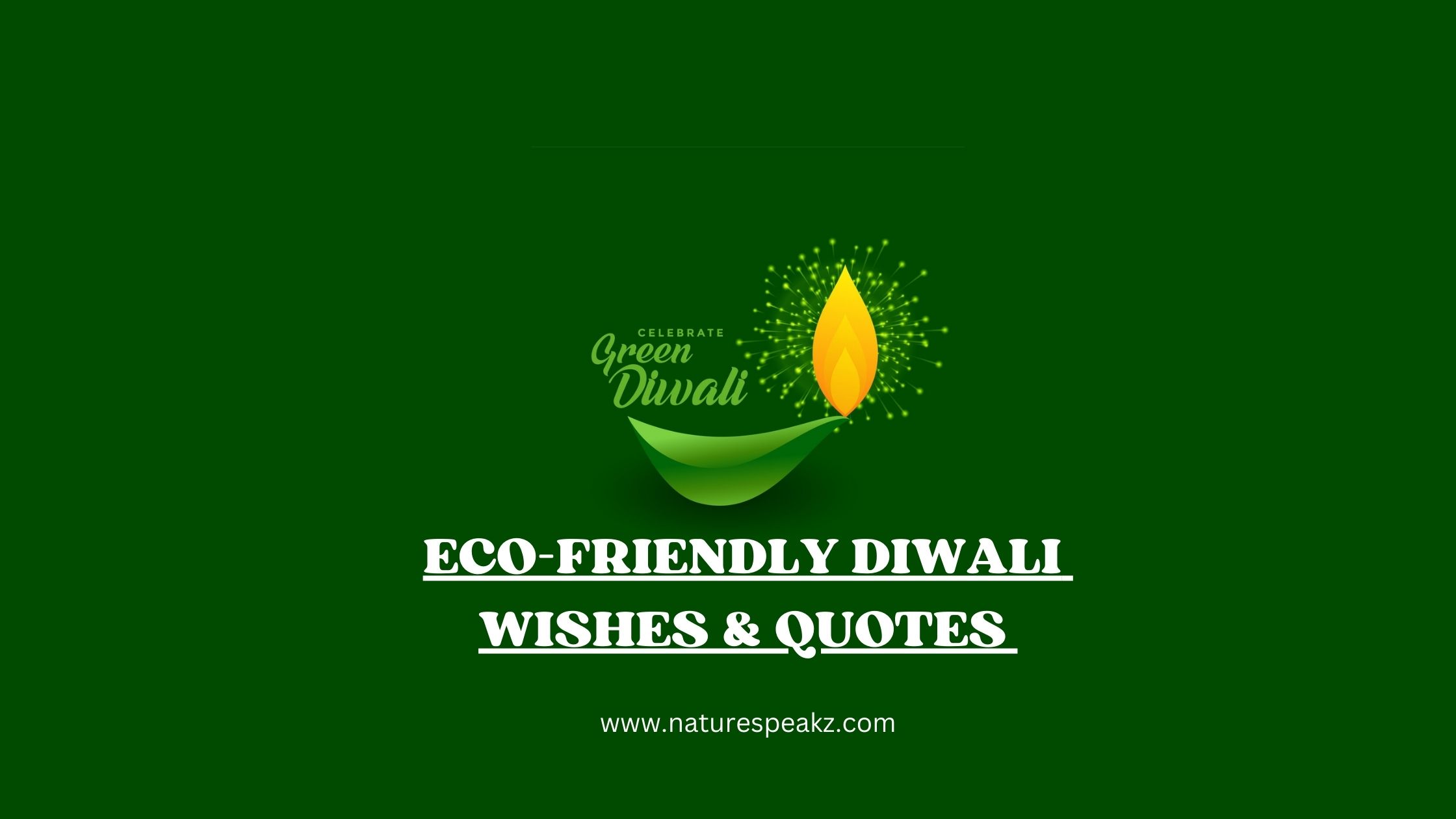 Eco-friendly Diwali Wishes & Quotes 