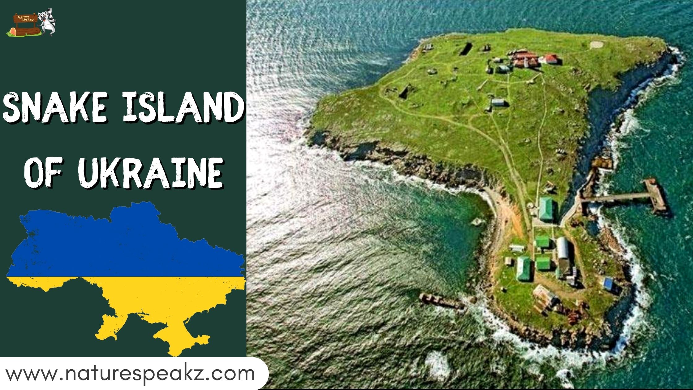 Snake island of Ukraine